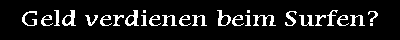 Cashsurfer - Geld f�rs Surfen